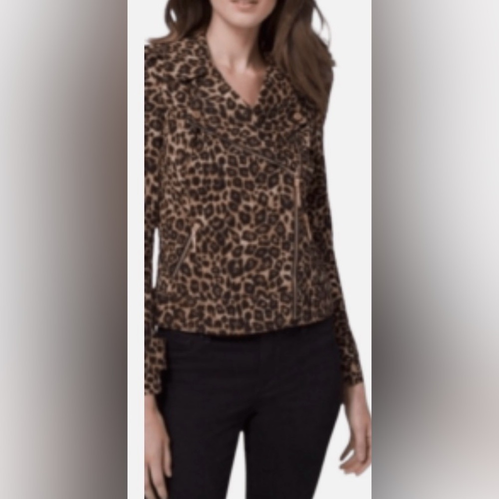 White House Black Market Animal Print Jacket - Picture 3 of 8